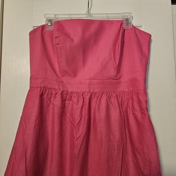 Vineyard Vines Strapless Pink Embroidered Fish Dress - Picture 6 of 12